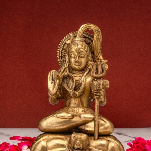 Brass Shiva