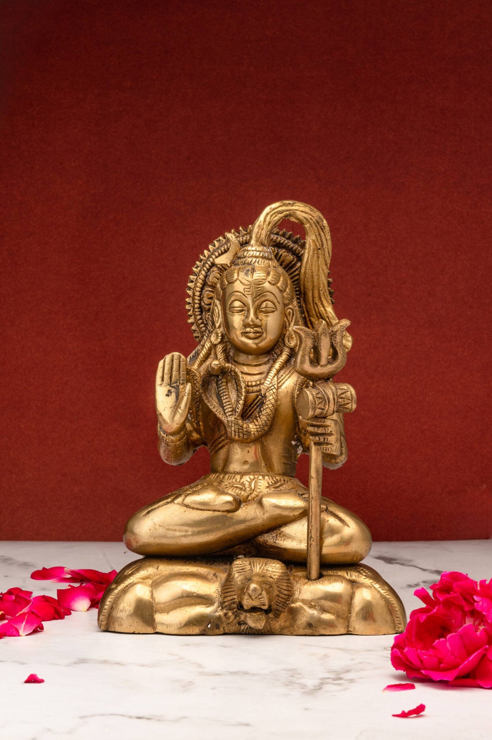 brass Shiv 220 (8) Brass Shiva