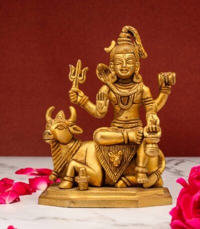 Brass Shiva