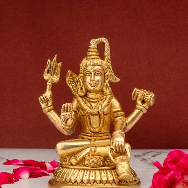 Brass Shiva