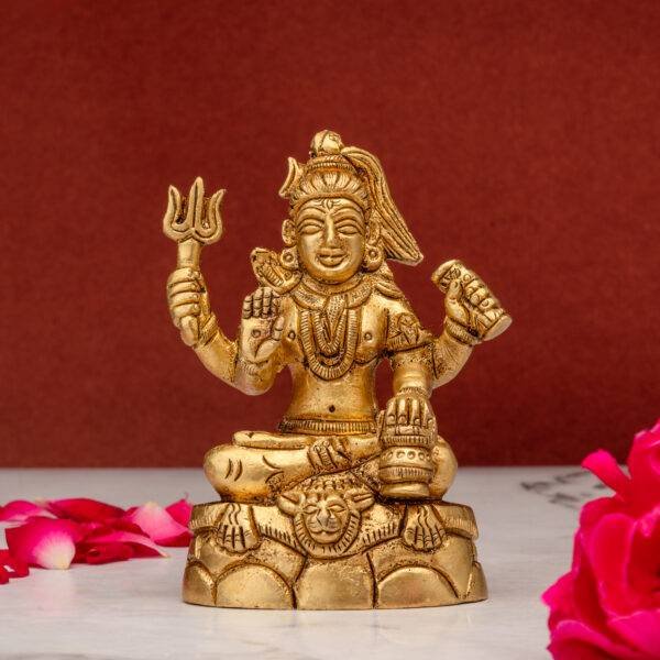 Brass Shiva