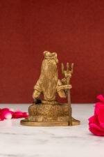 Brass Sitting Shiva Idol - Antique Finish - 3 Inch - Image 5