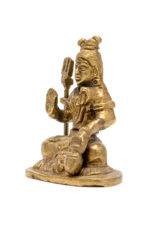Brass Sitting Shiva Idol - Antique Finish - 3 Inch - Image 2