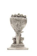 Brass Silver Coated Superfine Shivling with Sheshnag & Nandi – 3.5 Inch - Image 6