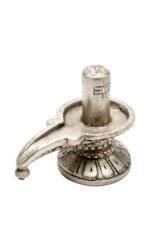 Brass Silver Coated Superfine Shivling – 3.5 Inch - Image 9
