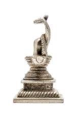 Brass Silver Coated Superfine Shivling with Sheshnag – 4.75 Inch - Image 10