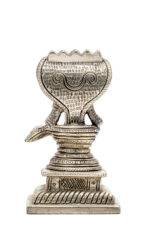 Brass Silver Coated Superfine Shivling with Sheshnag – 4.75 Inch - Image 8