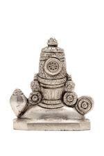 Brass Silver-Coated Superfine Tirupati Balaji Idol Face - 2.75 Inches - Image 8