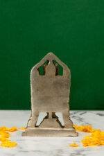 Brass Silver-Coated Superfine Tirupati Balaji Idol- 4 Inches - Image 3