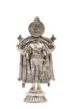 Brass Silver-Coated Superfine Tirupati Balaji Idol- 7 Inches - Image 8