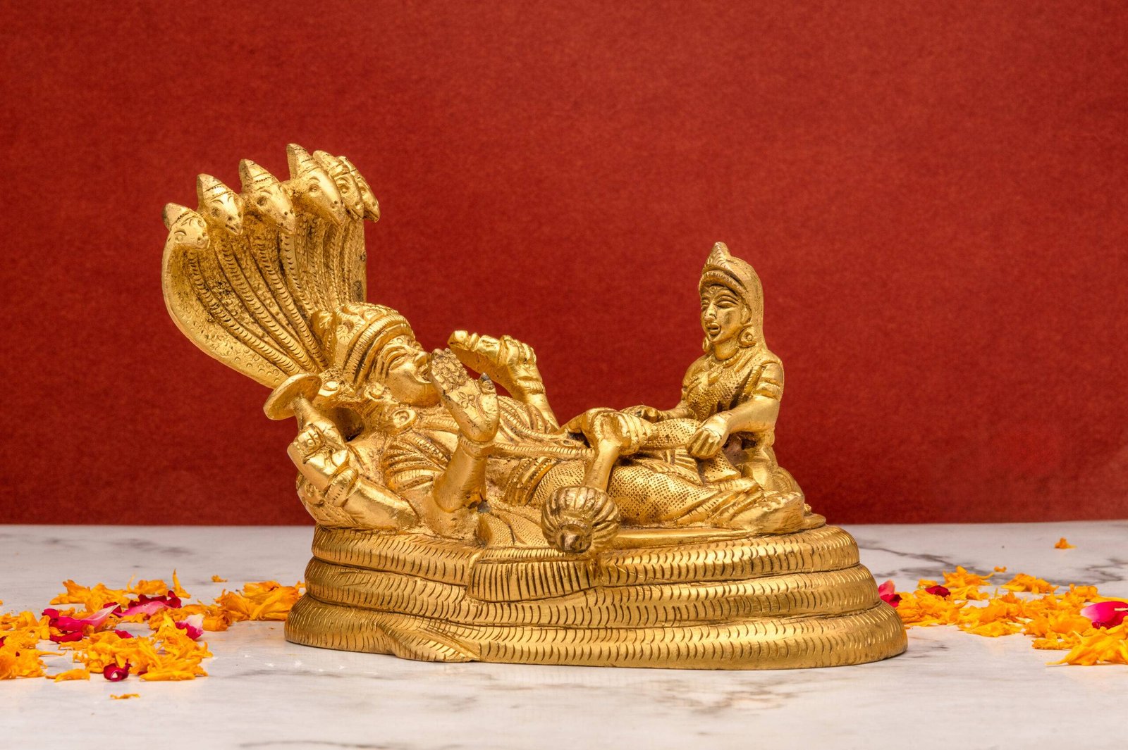 brass Vishnu Laxmi 299 (8) Vishnu Laxmi Idol