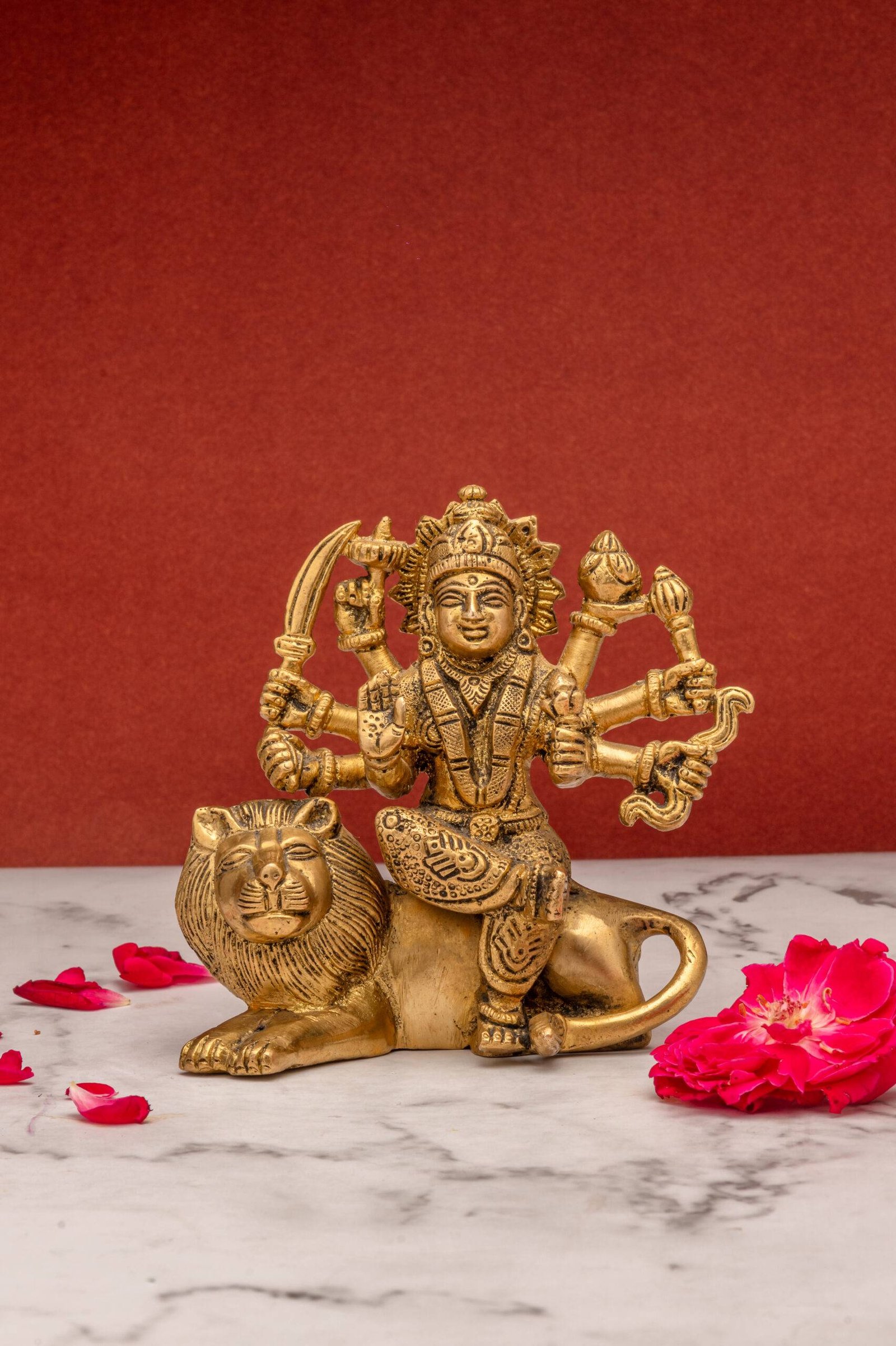 brass durga 72 (8) brass-durga