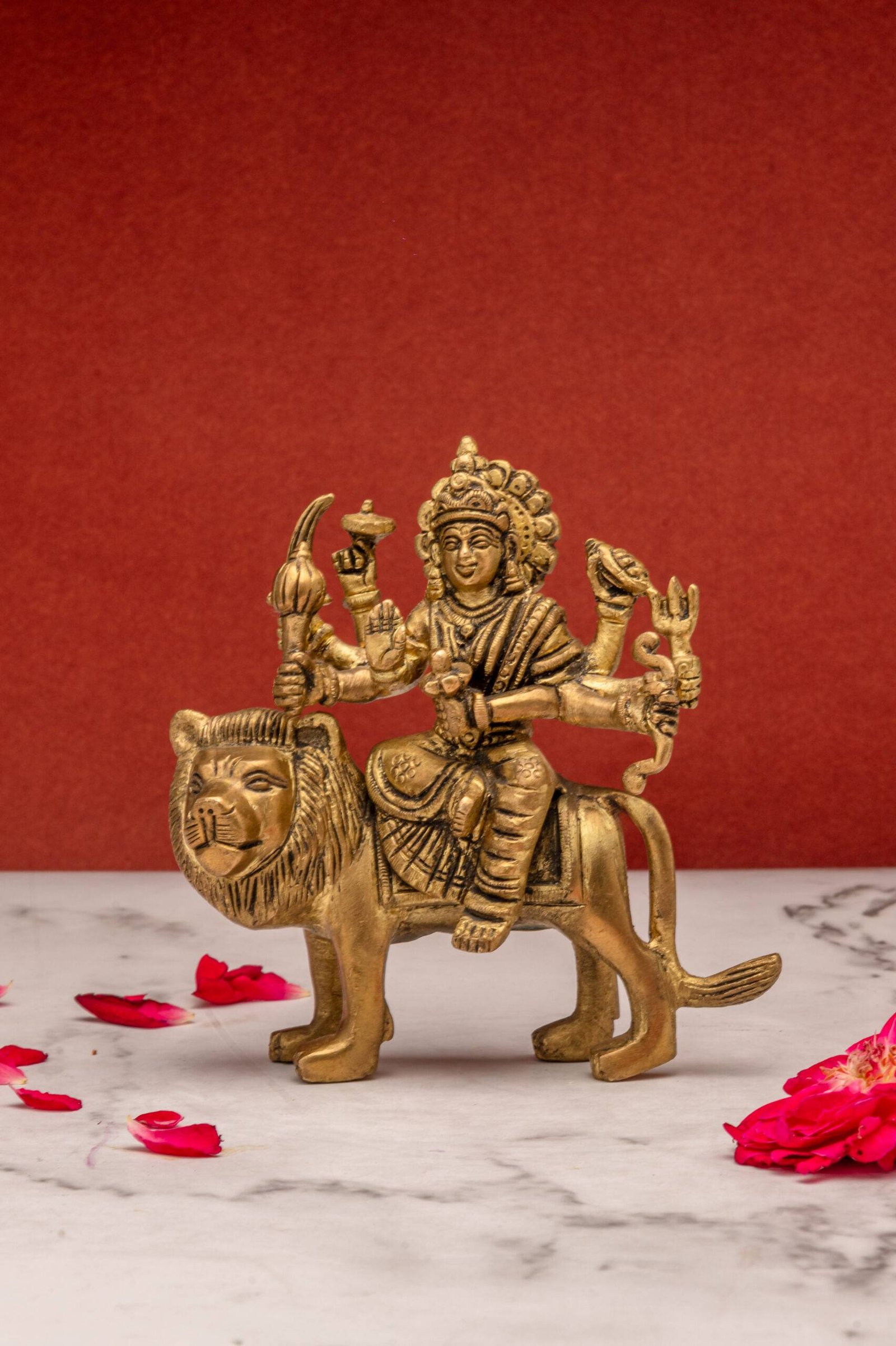 brass durga 75 (8) brass-durga