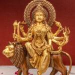 brass durga