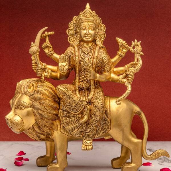 brass durga