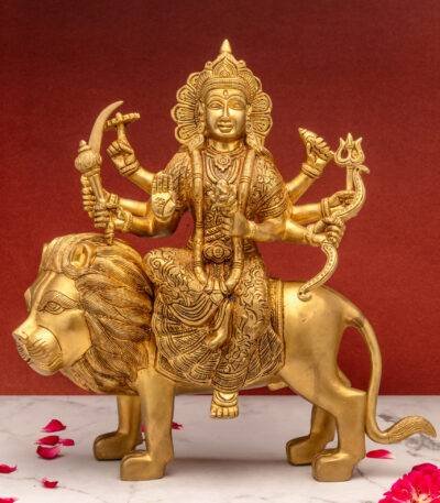 brass durga