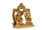 Brass Superfine Ganesh Laxmi Idol - Beautifully Carved - 6 Inch - Image 5