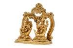 Brass Superfine Ganesh Laxmi Idol - Beautifully Carved - 6 Inch - Image 4