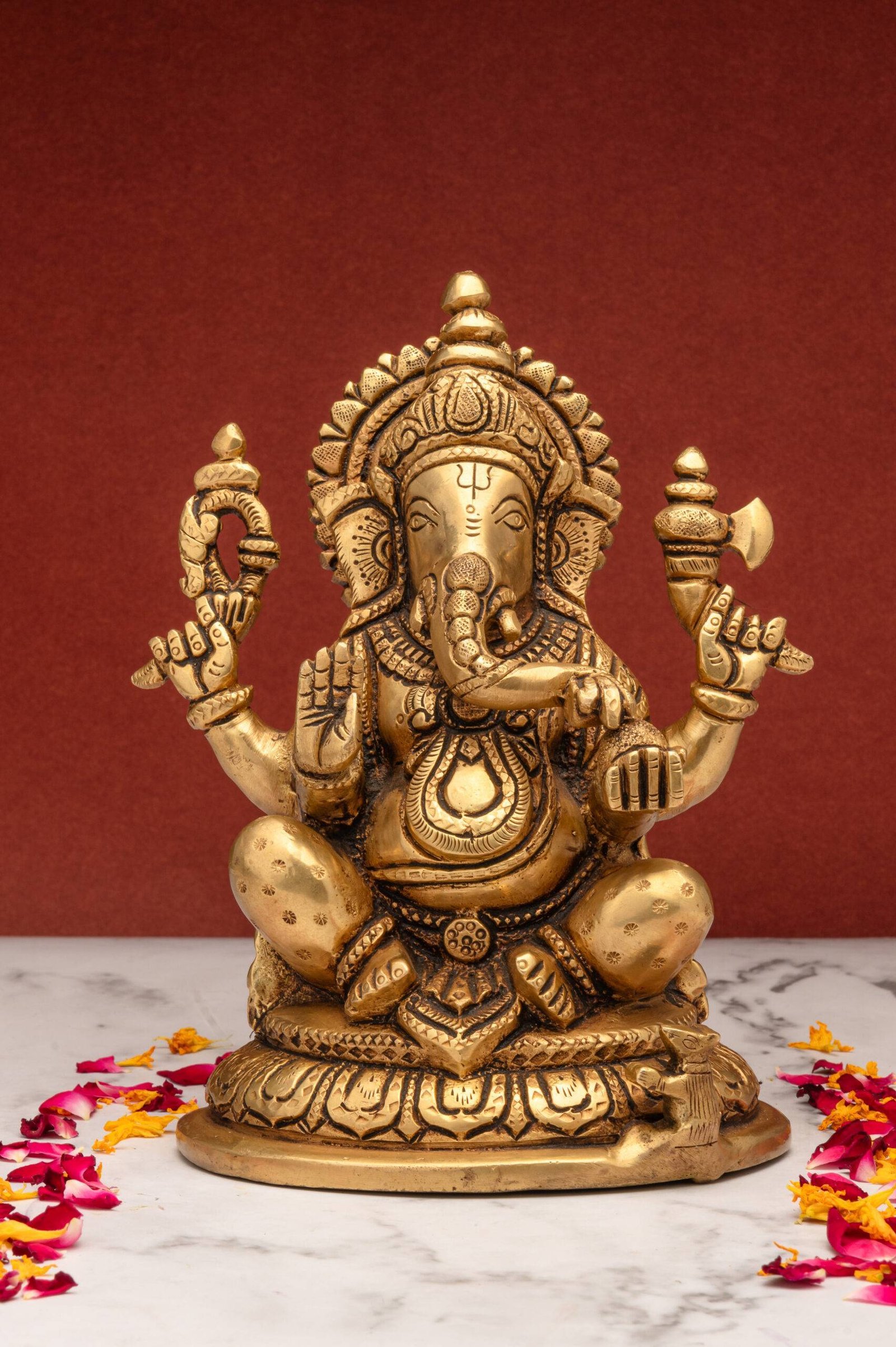 brass ganesha 125 (8) Brass Ganesha