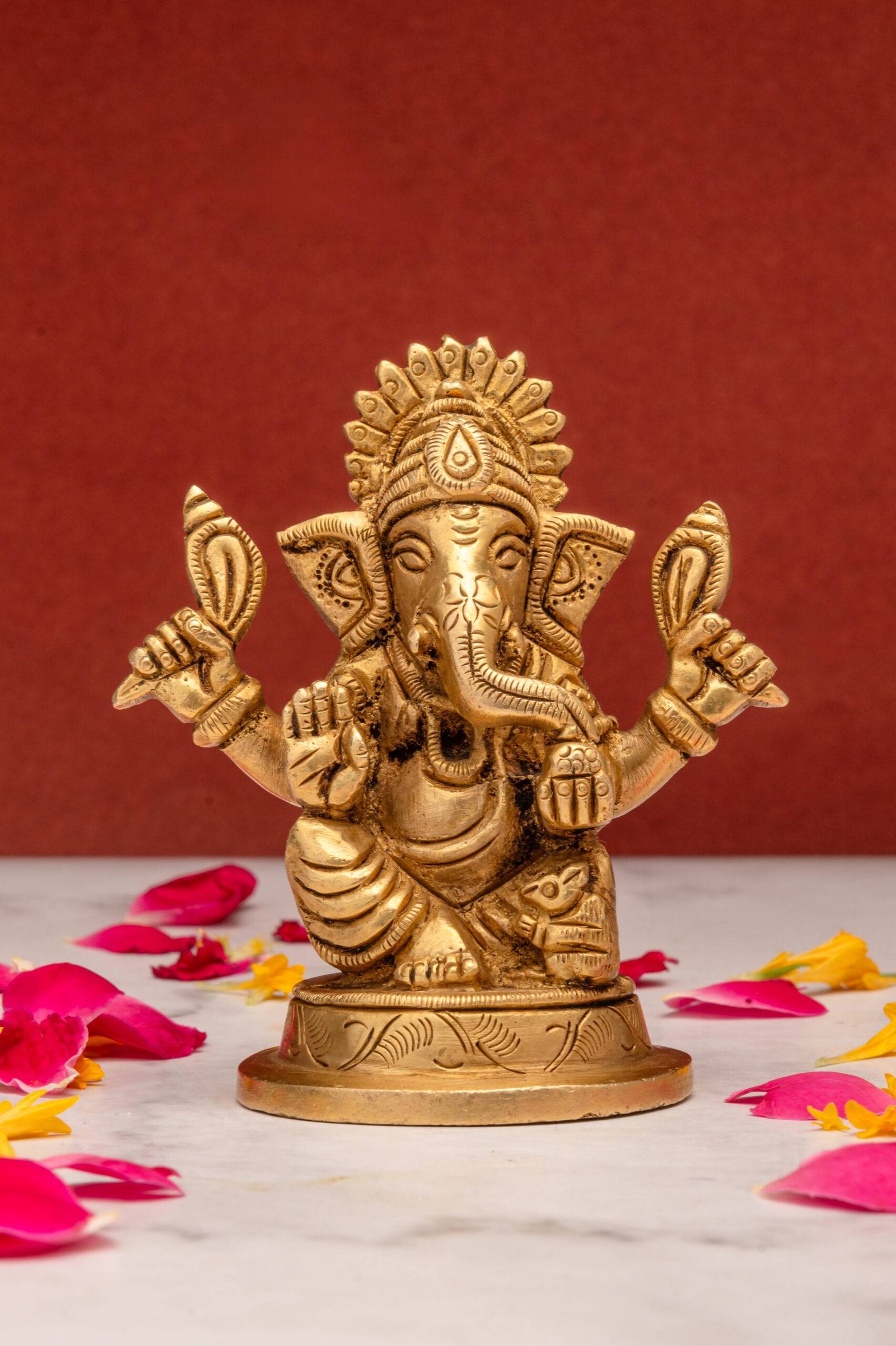 brass ganesha 88 (2) brass ganesha