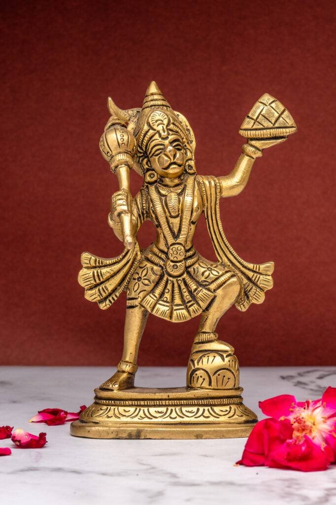 brass hanuman