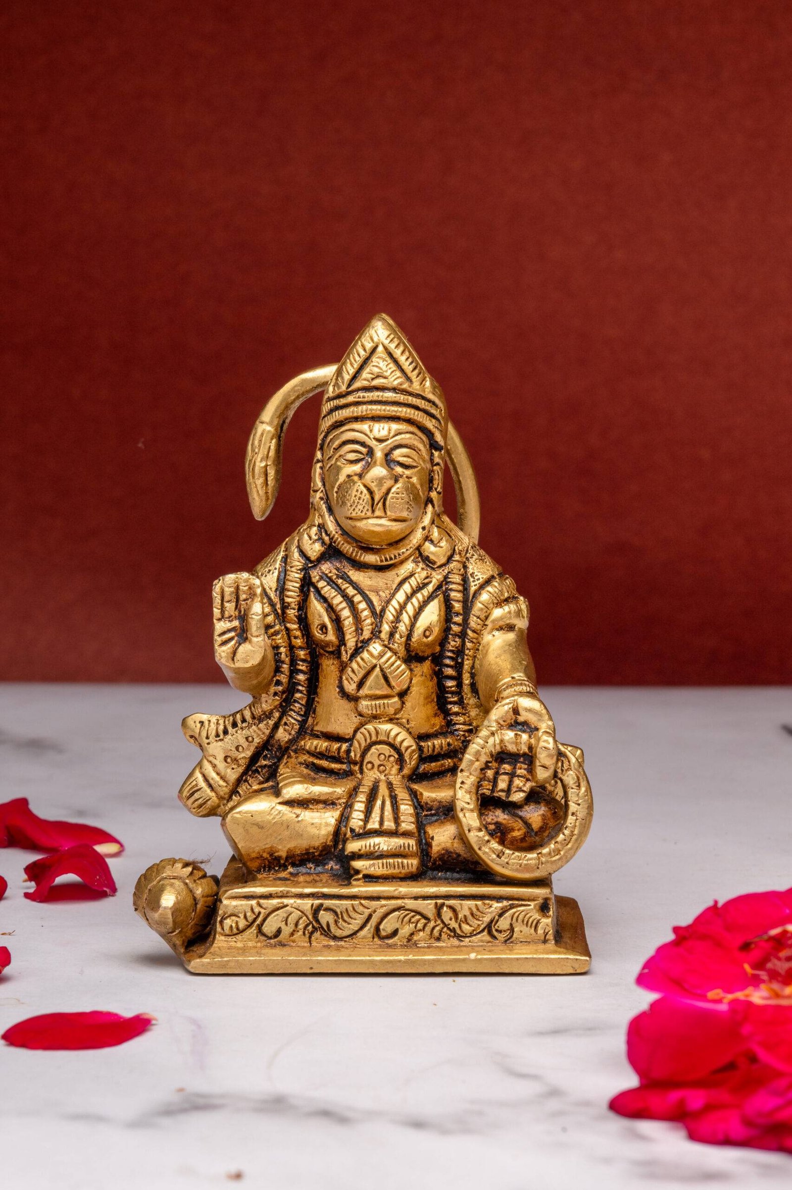 brass hanuman 18 (6) Brass Hanuman
