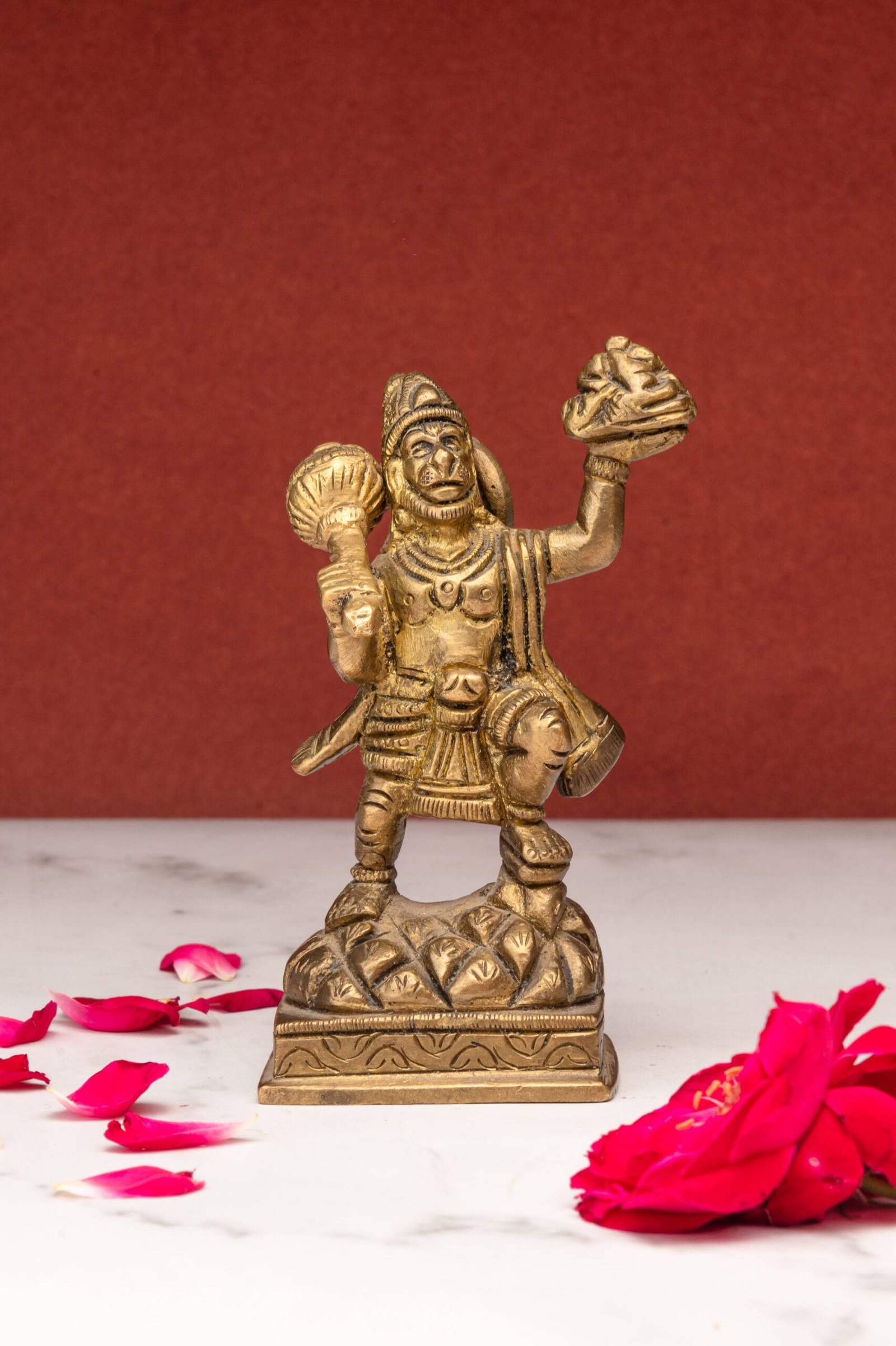 brass hanuman 23 (7) Brass Hanuman