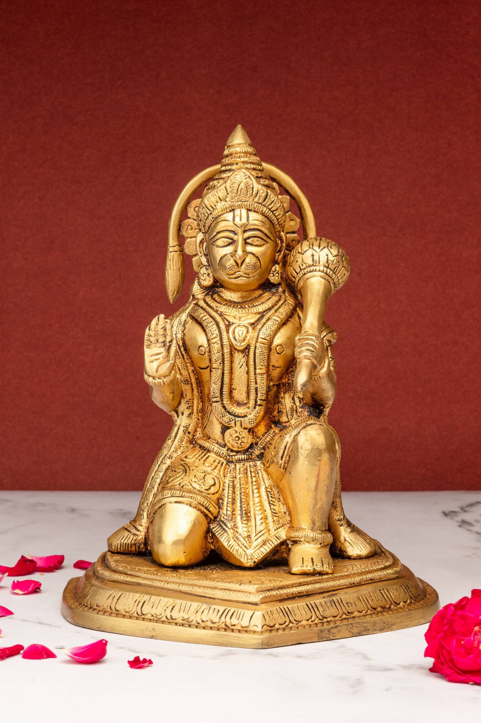 brass hanuman 30 (7) Brass Hanuman