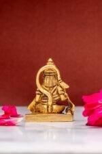 Sitting Brass Hanuman Idol Miniature - Aashirwaad Mudra - 2.5 Inch - Image 7
