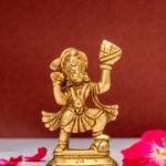Brass Hanuman Balaji Idol Lifting the Sanjeevani Mountain - 2' 7" Inch