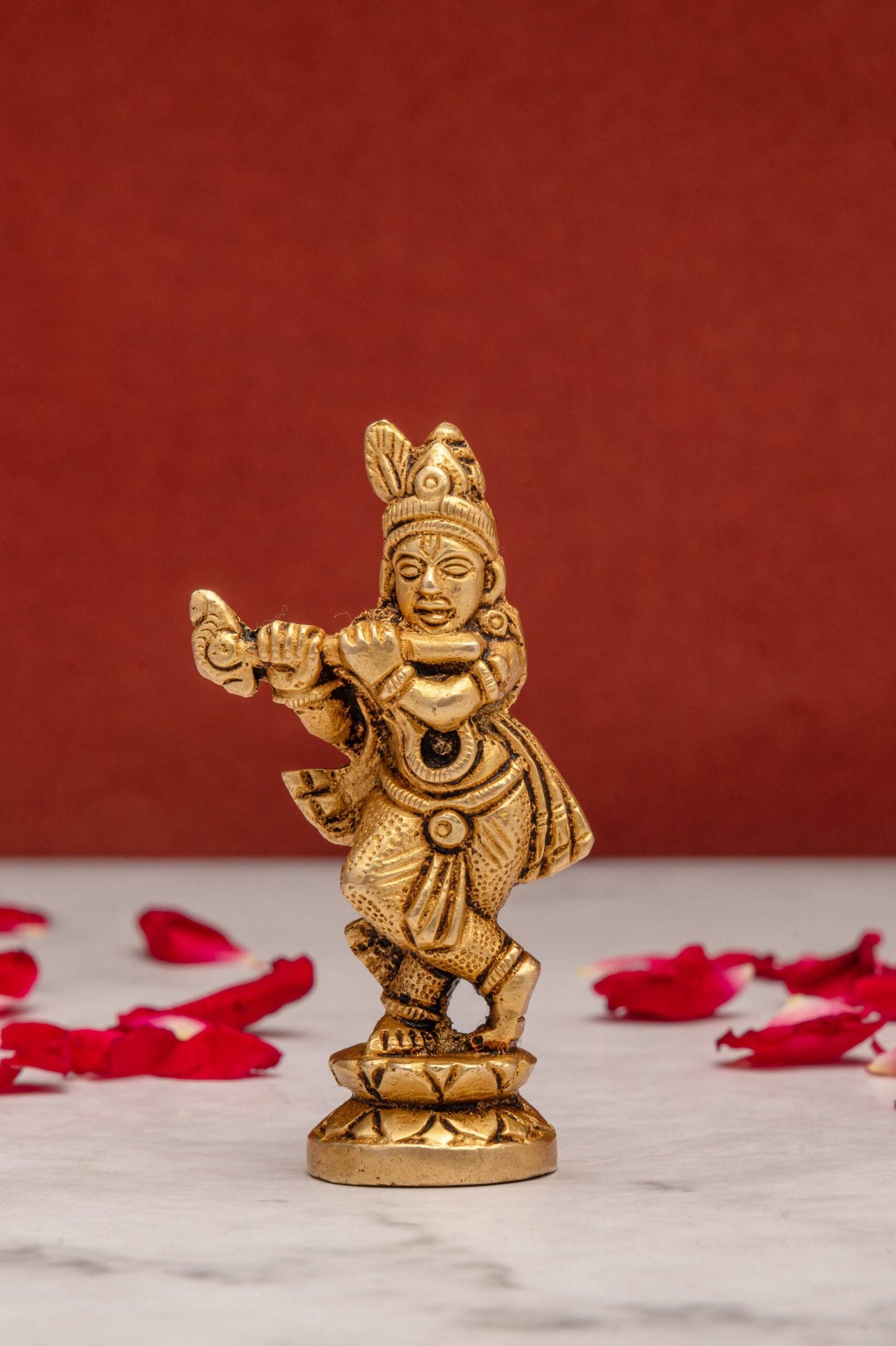 brass krishna 138 (6) brass Krishna