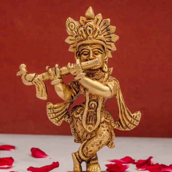 brass krishna