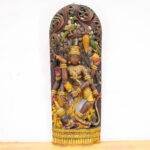 Wooden Nataraja Wall Panel