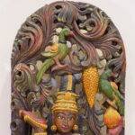 Handcrafted Wooden Nataraja Wall Panel (48 Inches) – Antique Shiva Cosmic Dance Carving - Image 3