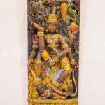 Wooden Nataraja Wall Panel