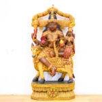 Shiva Parvati on Nandi Statue