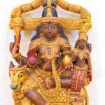 Shiva Parvati on Nandi Statue