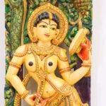Wooden Apsara Wall Panel