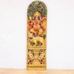 Wooden Ganesha Wall Panel
