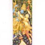 radha krishna wood carving