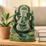 Labradorite ganesha statue