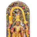 Luxury Handcrafted Wooden Lord Vishnu Statue (3 feet) – Antique Finish Hindu Deity Wall Art & Temple Decor - Image 5