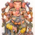 Wooden Lord Ganesha Statue