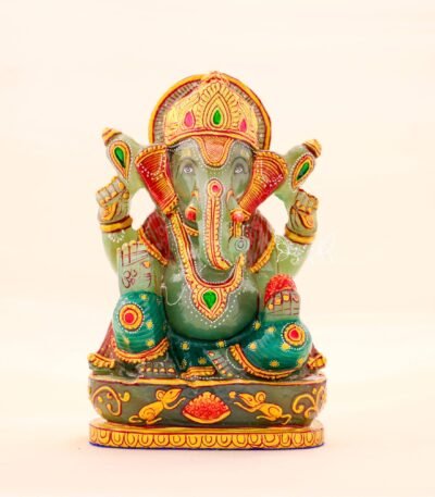 Jade Ganesha Idol