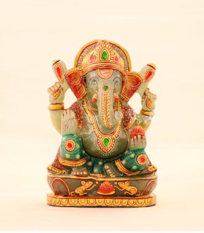 Jade Ganesha Idol
