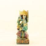 Hand-Carved Natural Green Jade Ganesha Idol (10.00 Inches) - Image 2