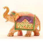 rose quartz elephant