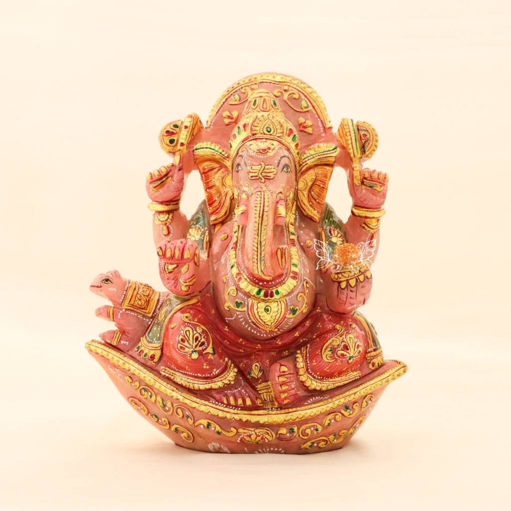 rose Quartz ganesha