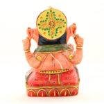 Handcrafted Rose Quartz Ganesha Idol (8.2 Inches) – Premium Hand-Carved Pink Gemstone Vinayaka Sculpture - Image 4