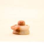 Hand-Carved Peach Aventurine Shiva Lingam Statue (1.7 Inches) – Natural Pastel Shimmer Gemstone Mahadev Idol - Image 3